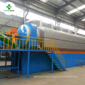 Continuous pyrolysis plant for fuel oil extraction from tire powder